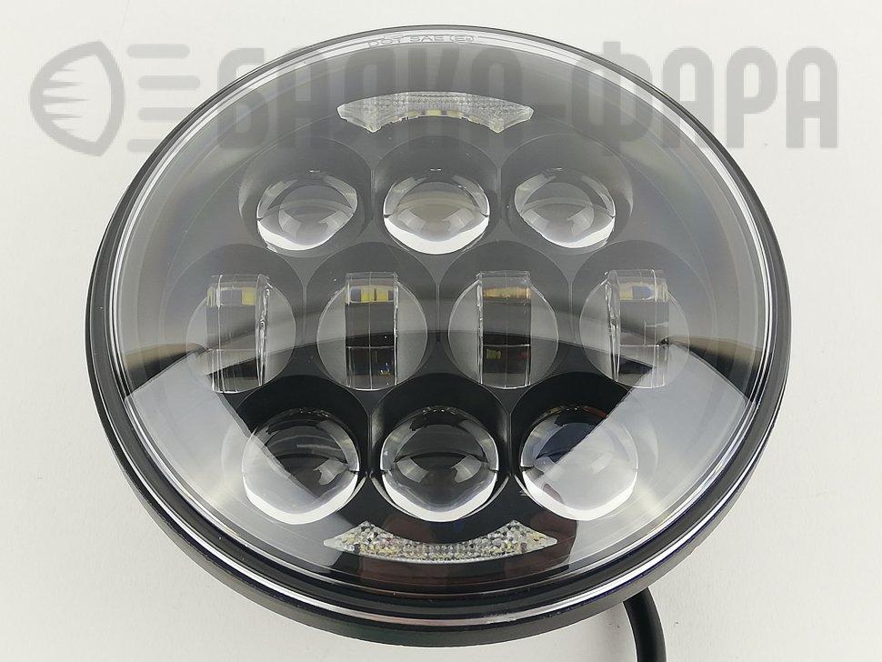 Фара светодиодная 5.75 дюймов черная